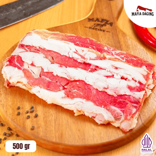 Image of [Mafia Daging] Aus Shortplate Slice / Brisket Slice 500g