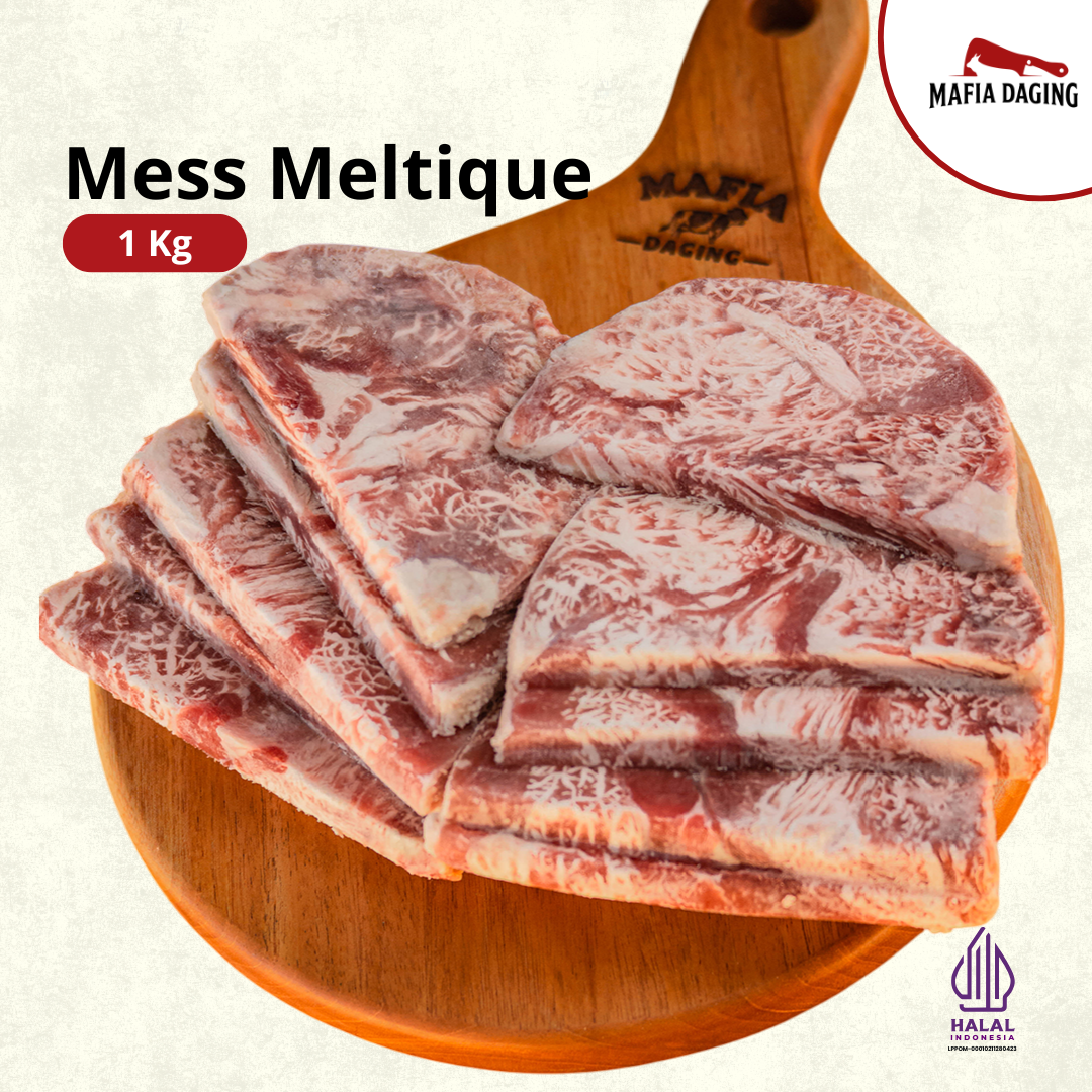[Mafia Daging] PROMO!! Mess Meltique 1kg Kualitas Premium isi 10 potong