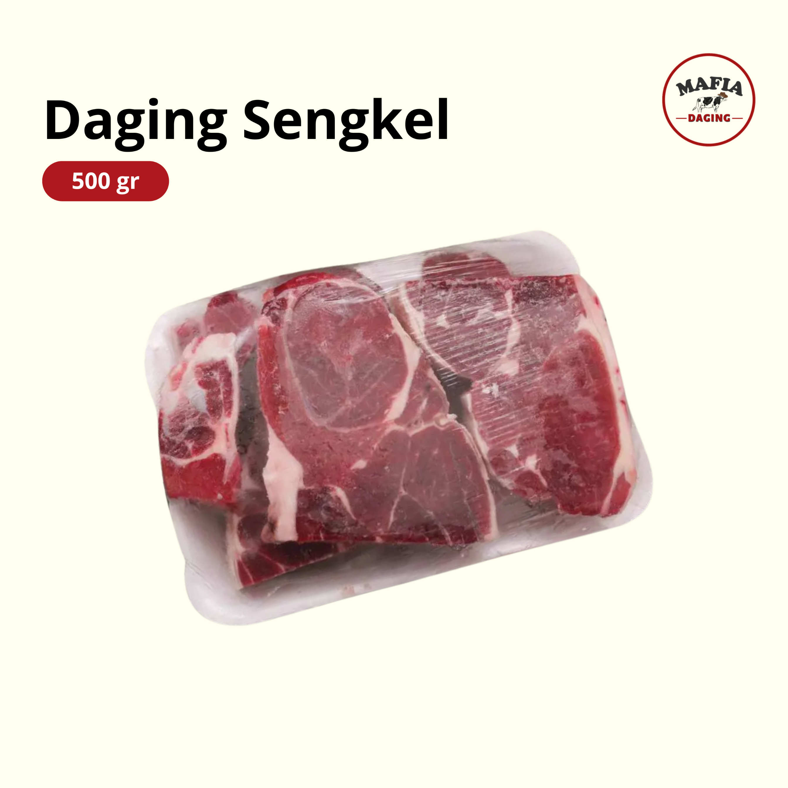 [Mafia Daging] DAGING SENGKEL SAPI AUSTRALIA 500gr