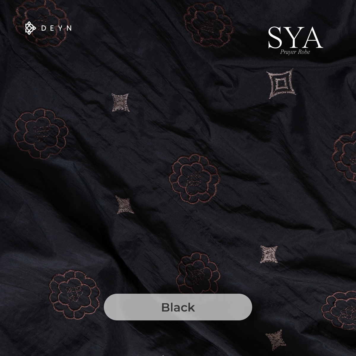 Deyn Scarf - Sya Prayer Robe Hana Series 2 - Black
