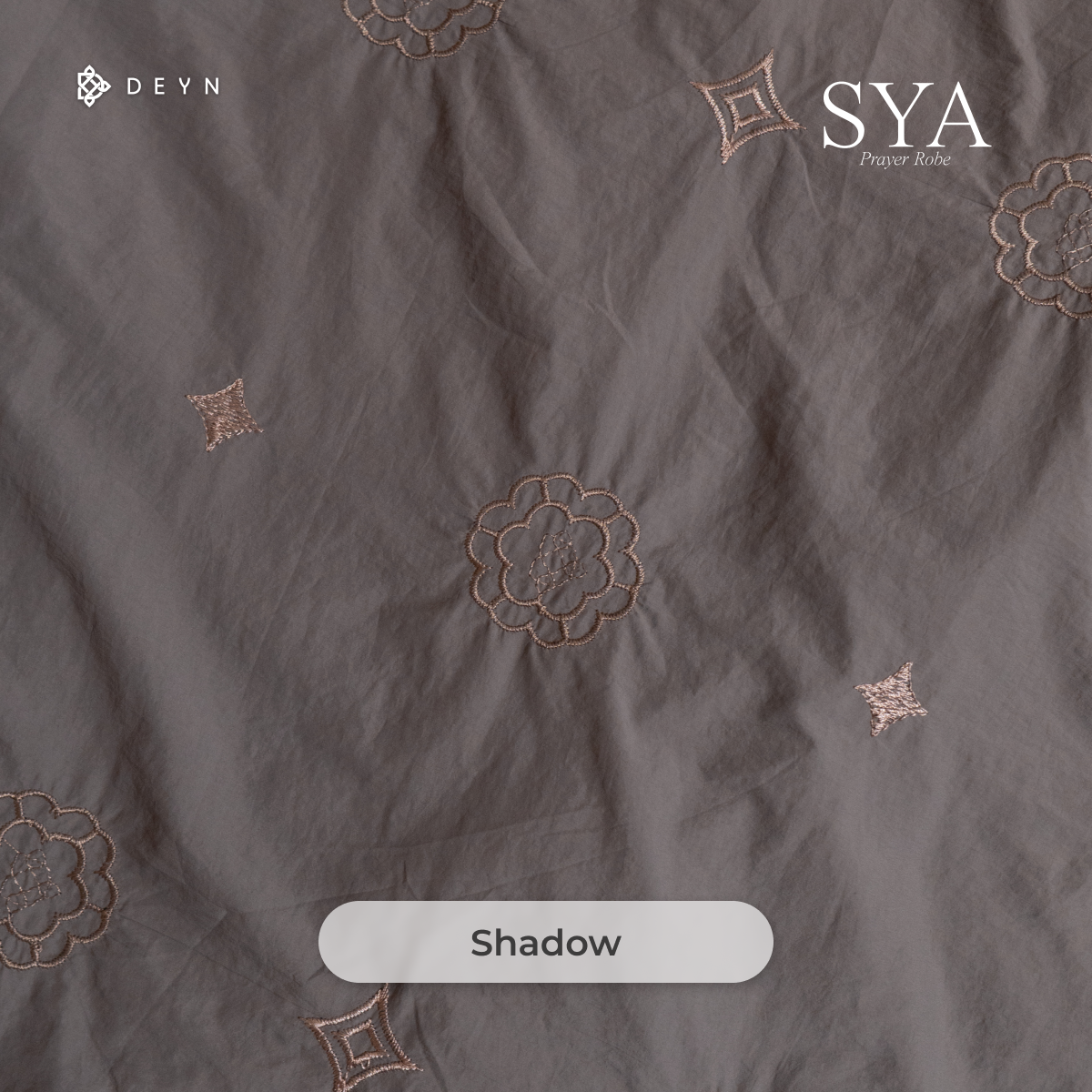 Deyn Scarf - Sya Prayer Robe Hana Series 2 - Shadow