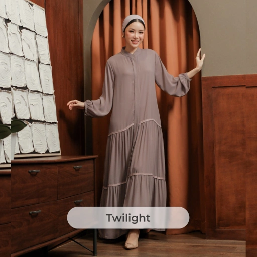 Image of Deyn Scarf - Hanna Dress - Twilight