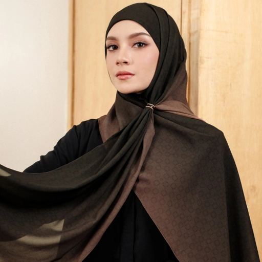 Image of Deyn Scarf - (MINOR SALE) Raisha Instant Pashmina Gradasi