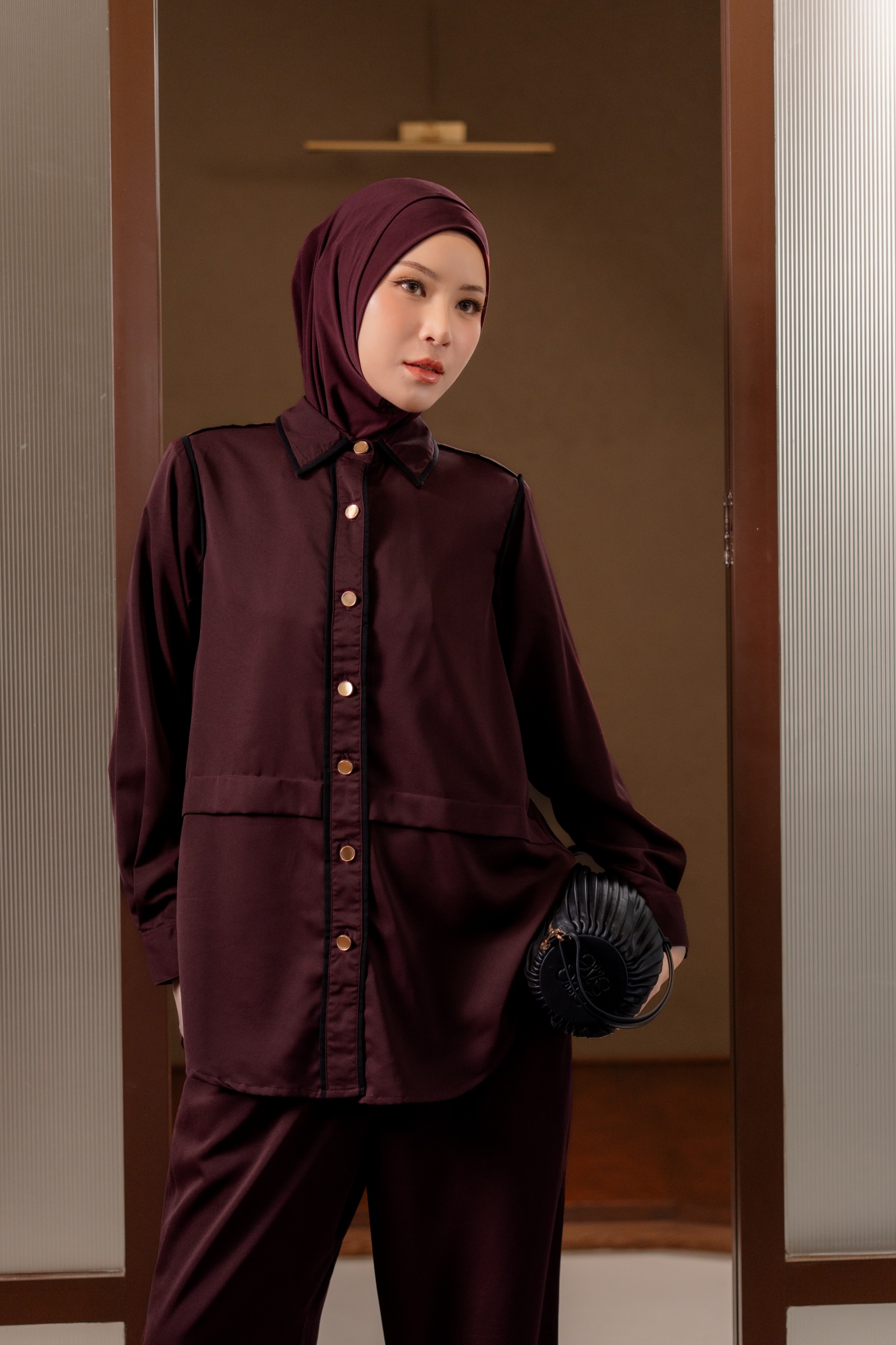 Deyn Scarf - Sabrina One Set - Oxblood