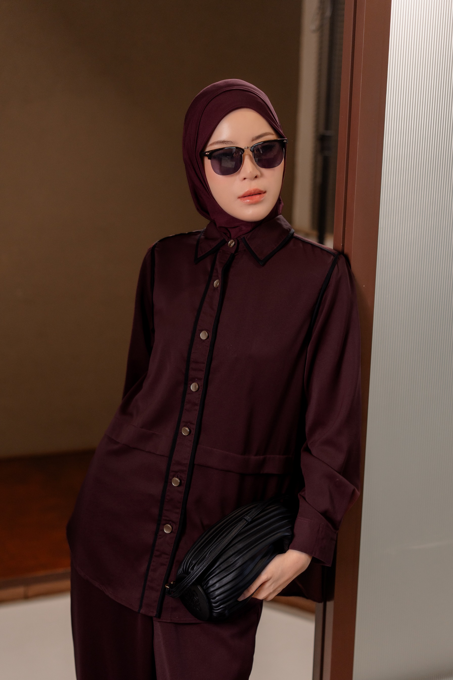 Deyn Scarf - Sabrina One Set - Oxblood