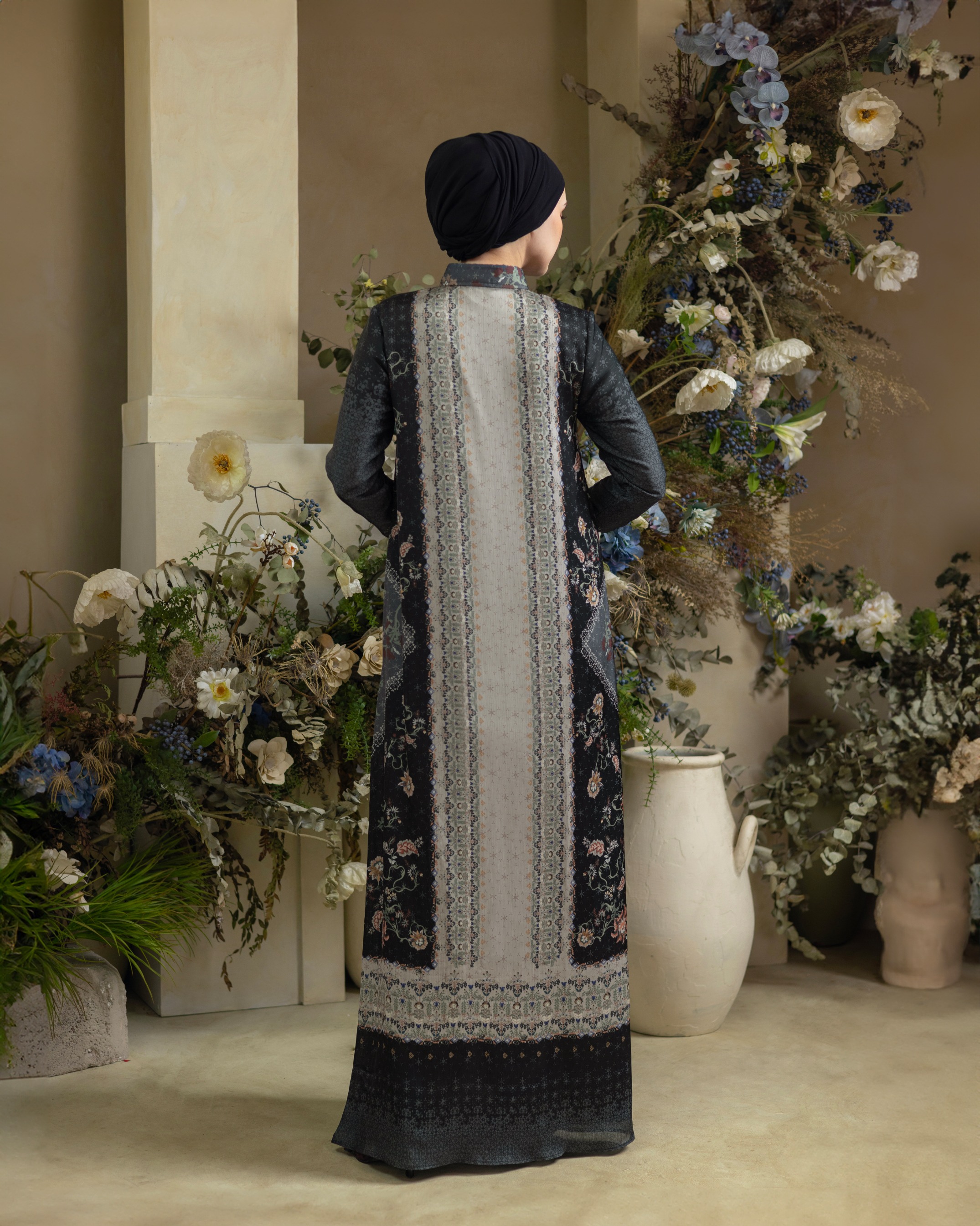 Deyn Scarf - Nada Dress - Onyx