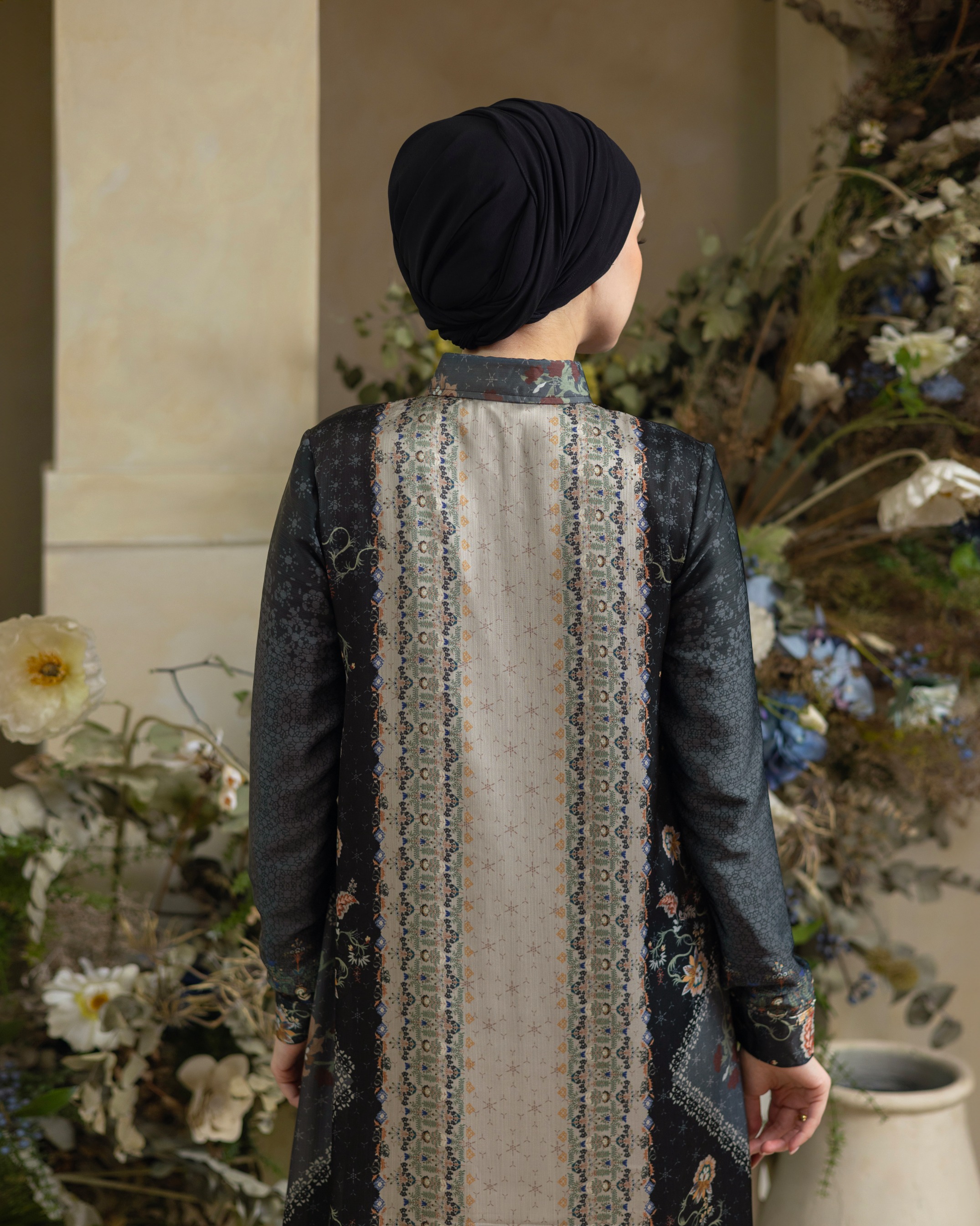 Deyn Scarf - Nada Dress - Onyx