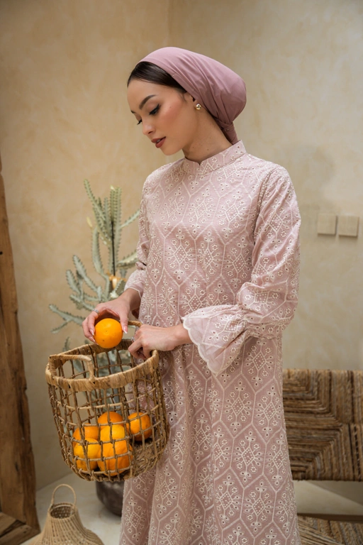 Image of Deyn Scarf - Anara Dress - Dusty