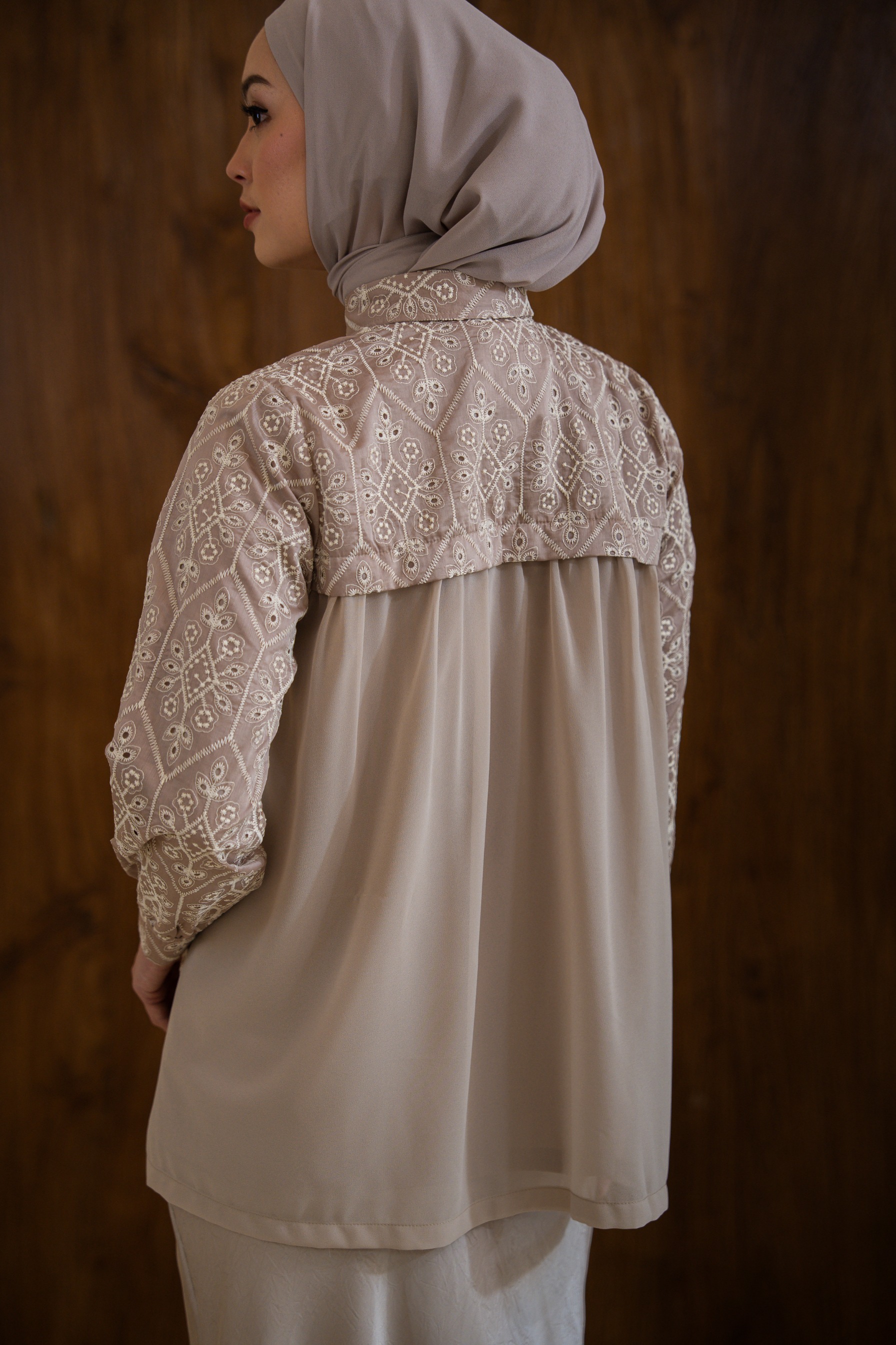 Deyn Scarf - Anara Shirt - Clay