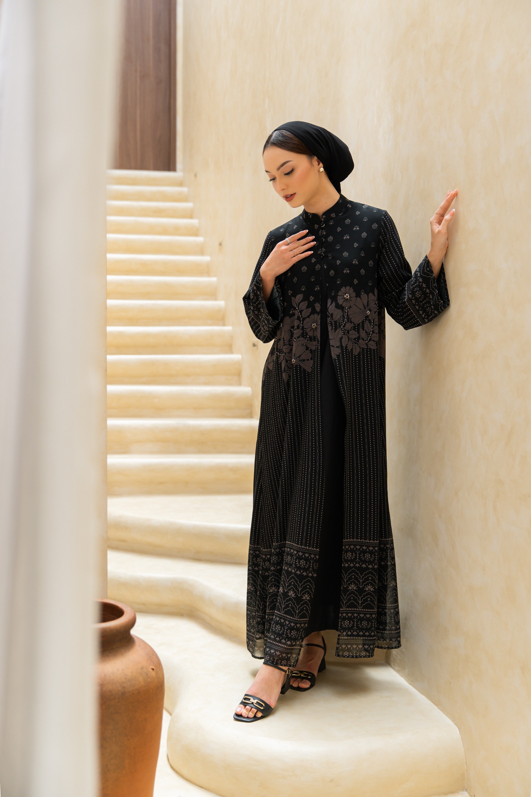 Deyn Scarf - Hayya Raya Dress - Black