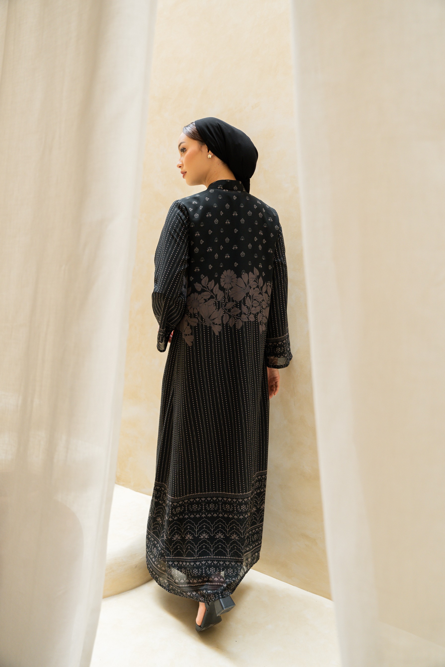 Deyn Scarf - Hayya Raya Dress - Black