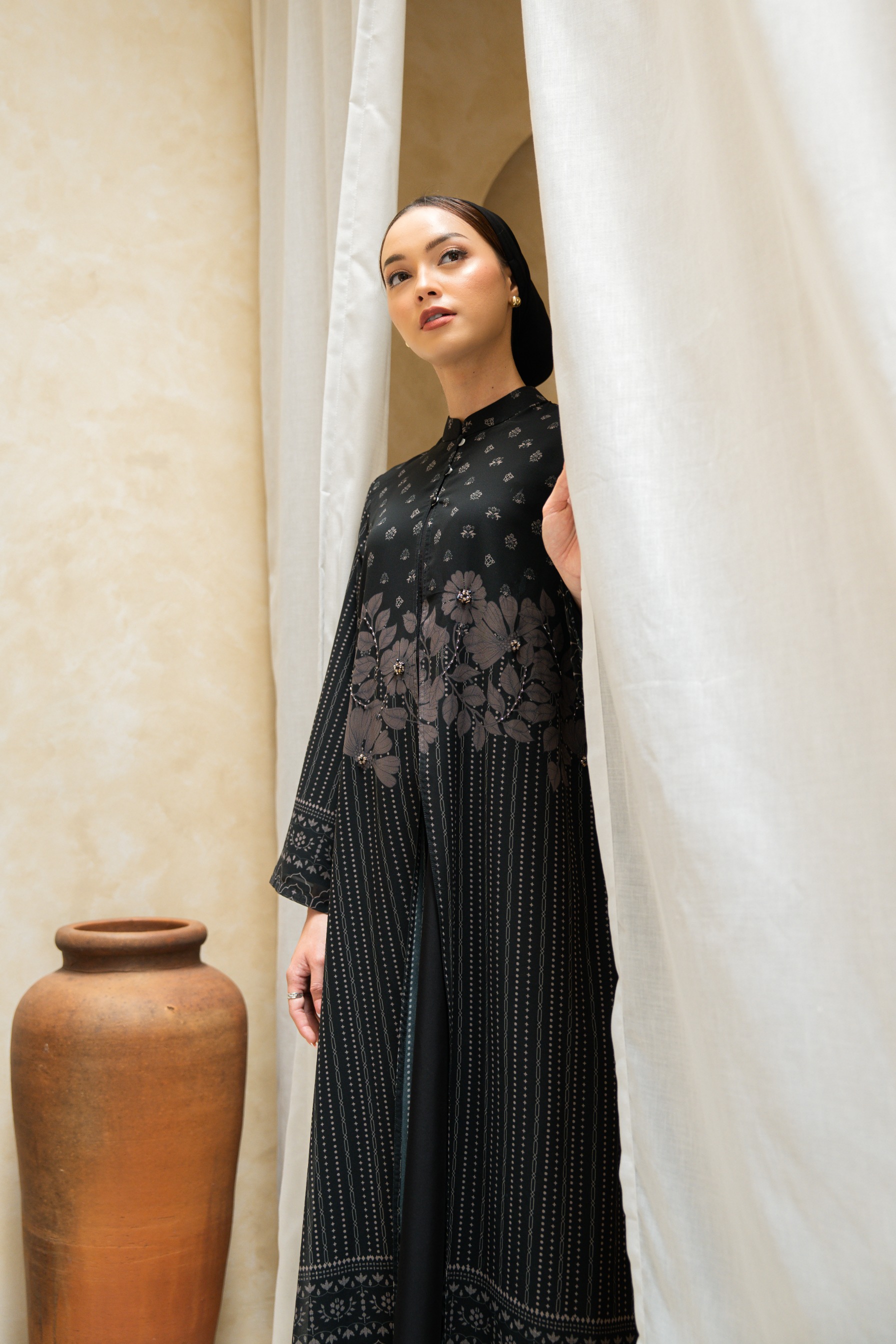 Deyn Scarf - Hayya Raya Dress - Black