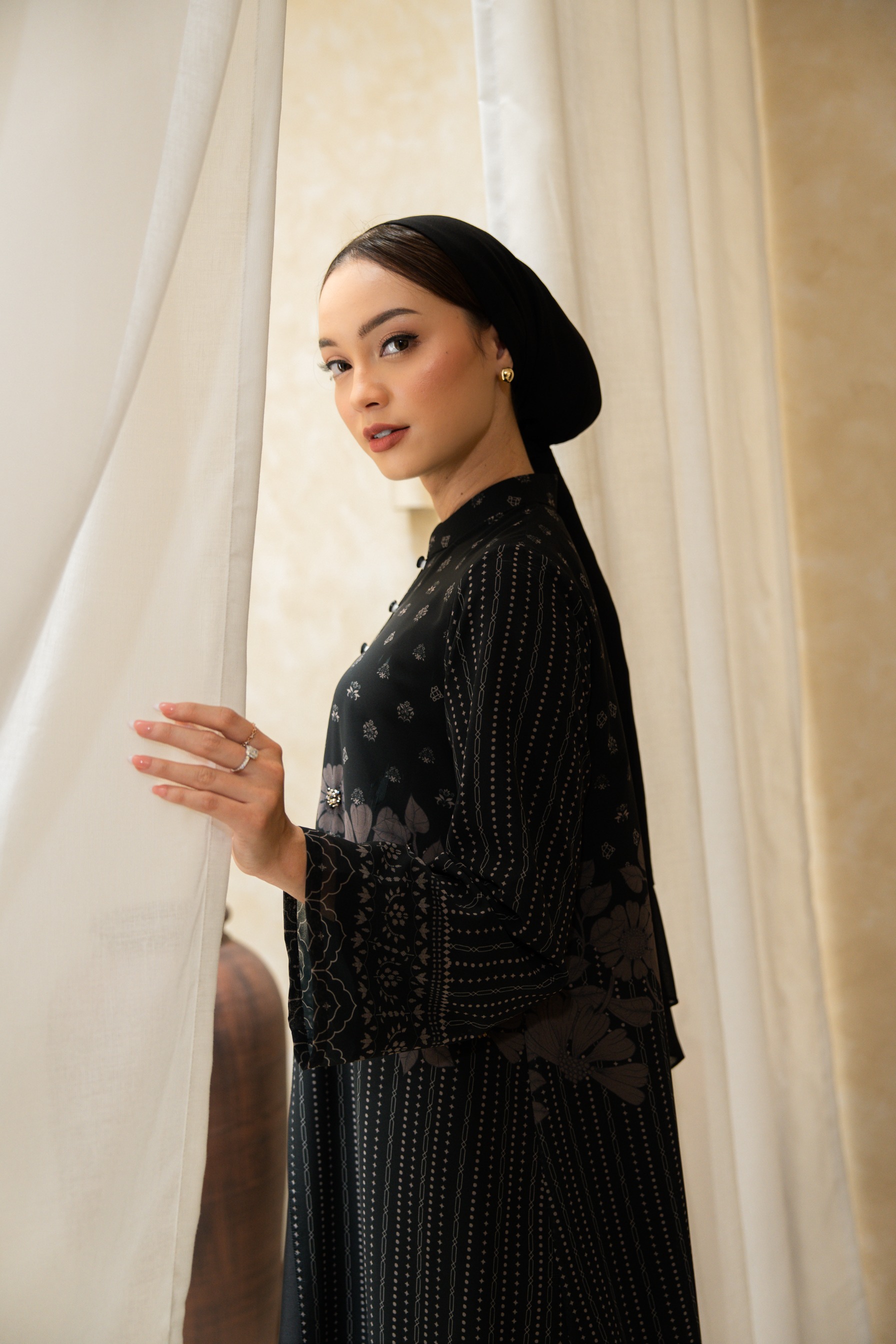 Deyn Scarf - Hayya Raya Dress - Black