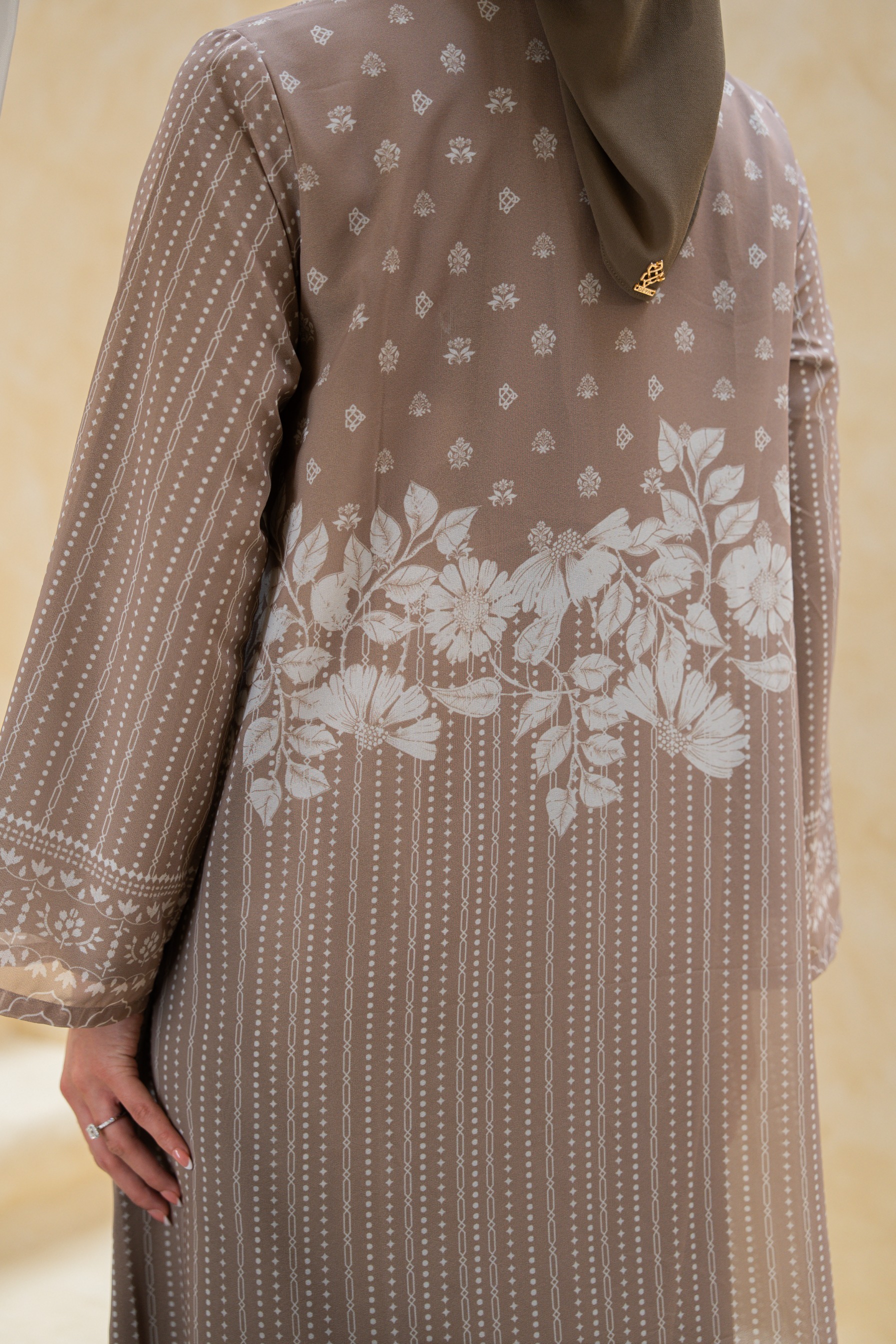 Deyn Scarf - Hayya Raya Dress - Honey Beige
