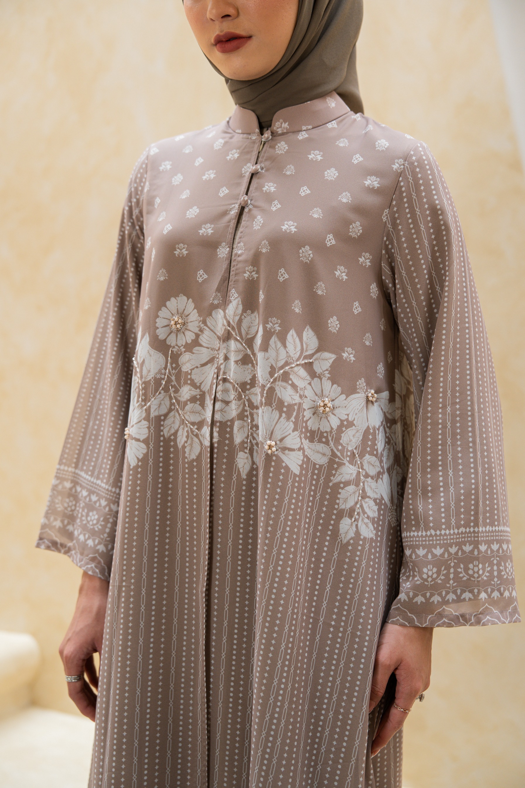 Deyn Scarf - Hayya Raya Dress - Honey Beige