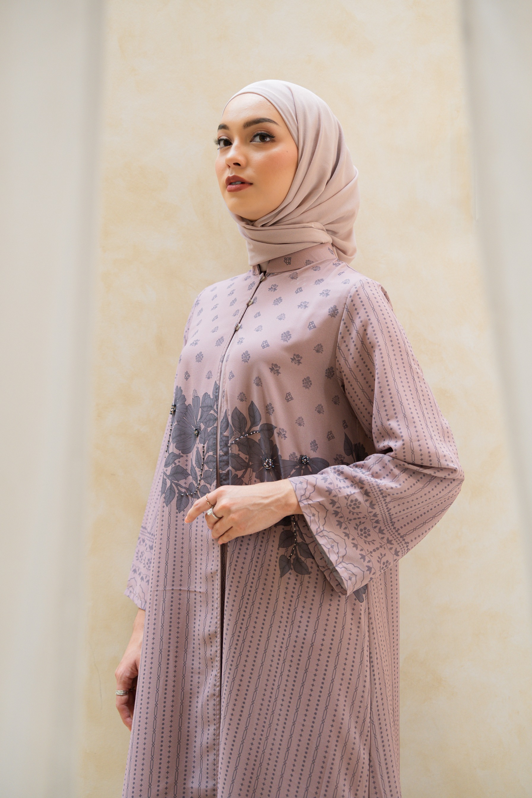 Deyn Scarf - Hayya Raya Dress - Powdered Rose
