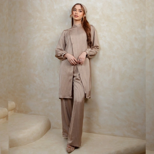 Image of Deyn Scarf - Sora Set Tunic - Cappucino