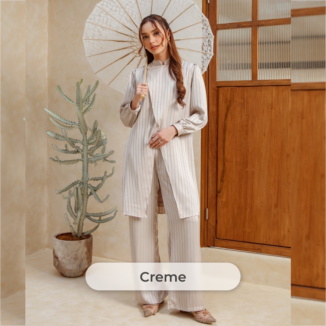 Deyn Scarf - Sora Set Tunic - Creme