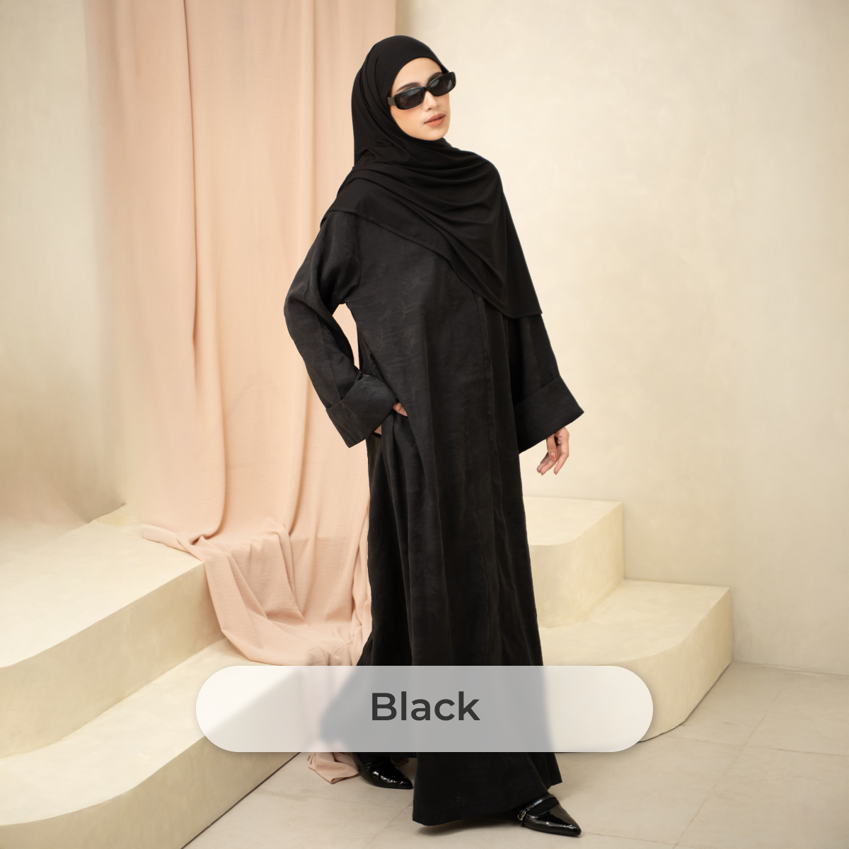 Deyn Scarf - Shafa Abaya - Black