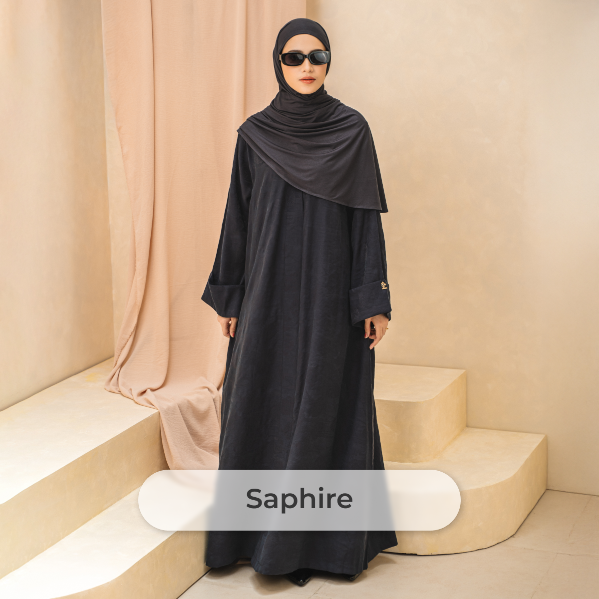 Deyn Scarf - Shafa Abaya - Saphire
