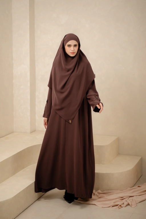 Image of Deyn Scarf - Hawwa Abaya Set - Sienna