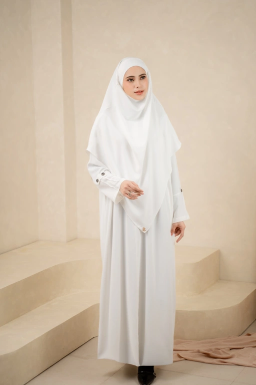 Image of Deyn Scarf - Hawwa Abaya Set - BW