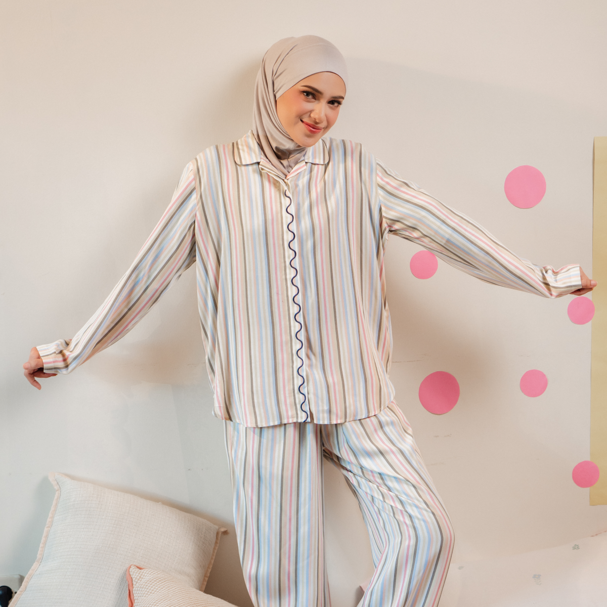 Deyn Scarf - Luna Sleepwear - Cotton Bloom