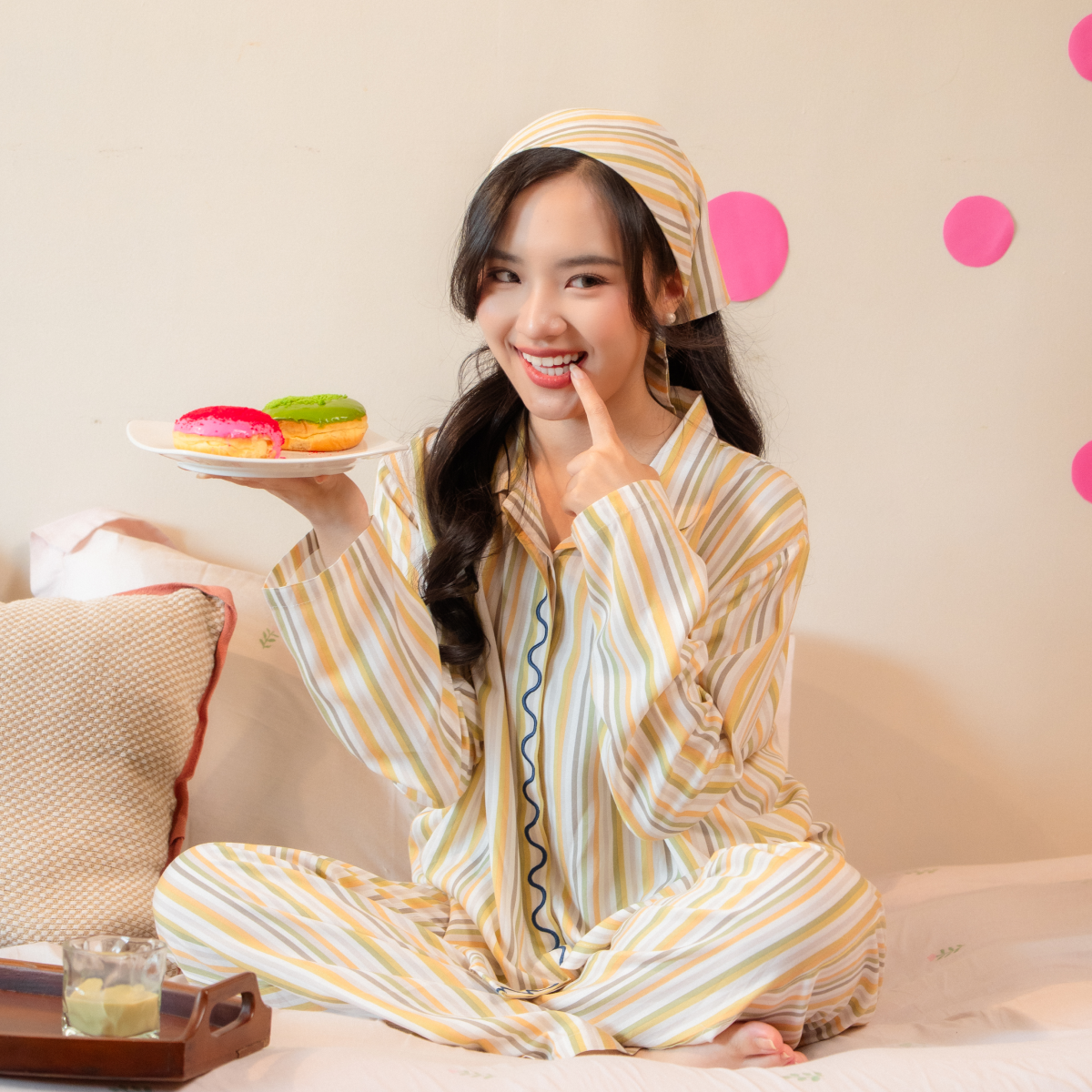 Deyn Scarf - Luna Sleepwear - Mellow Yellow