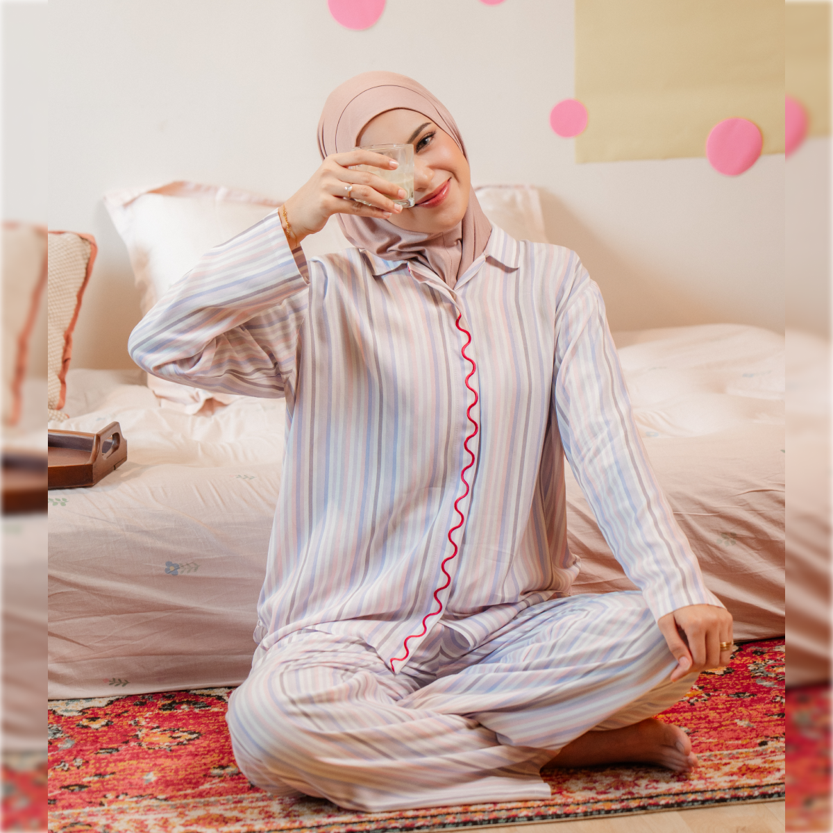 Deyn Scarf - Luna Sleepwear - Lavender Whisper