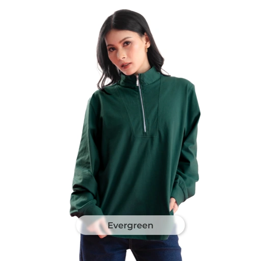 Deyn Scarf - Spill The Tee (Zipper Tee) - Evergreen