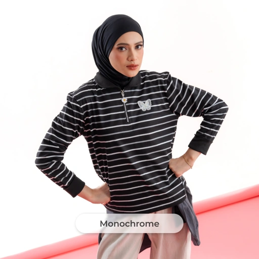 Deyn Scarf - The Everyday Stripe - Monochrome
