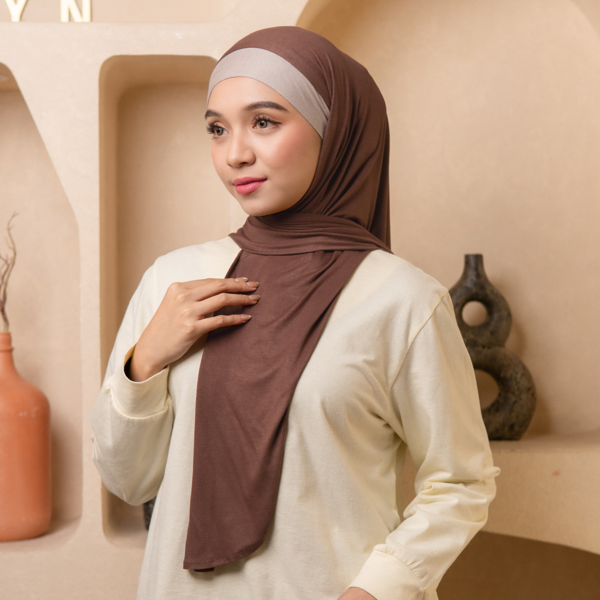 Deyn Scarf - Lyora Two Tone