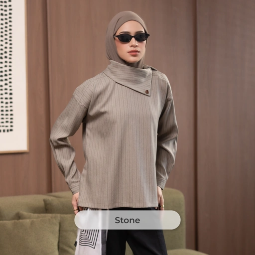 Deyn Scarf - Soleil Top - Stone