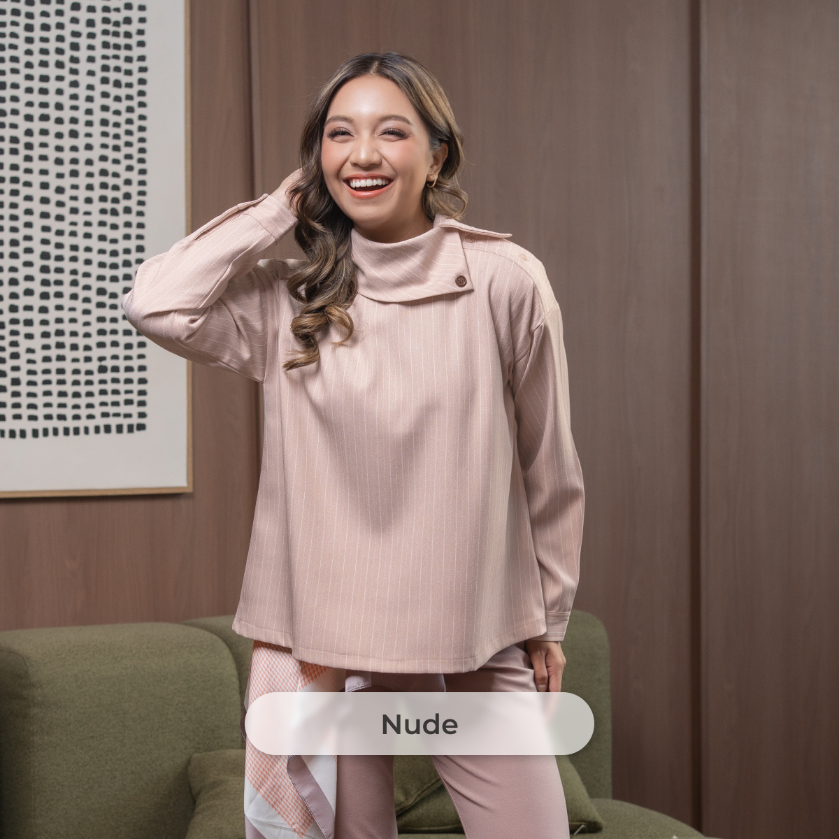 Deyn Scarf - Soleil Top - Nude