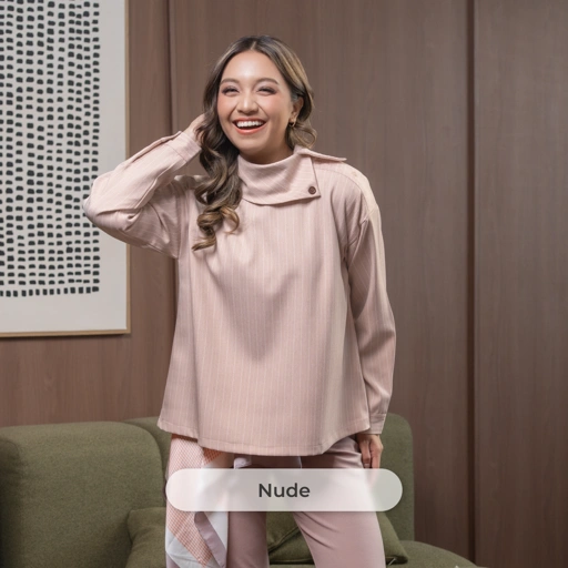 Deyn Scarf - Soleil Top - Nude
