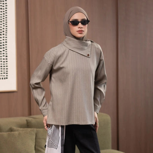 Deyn Scarf - Soleil Top - Stone