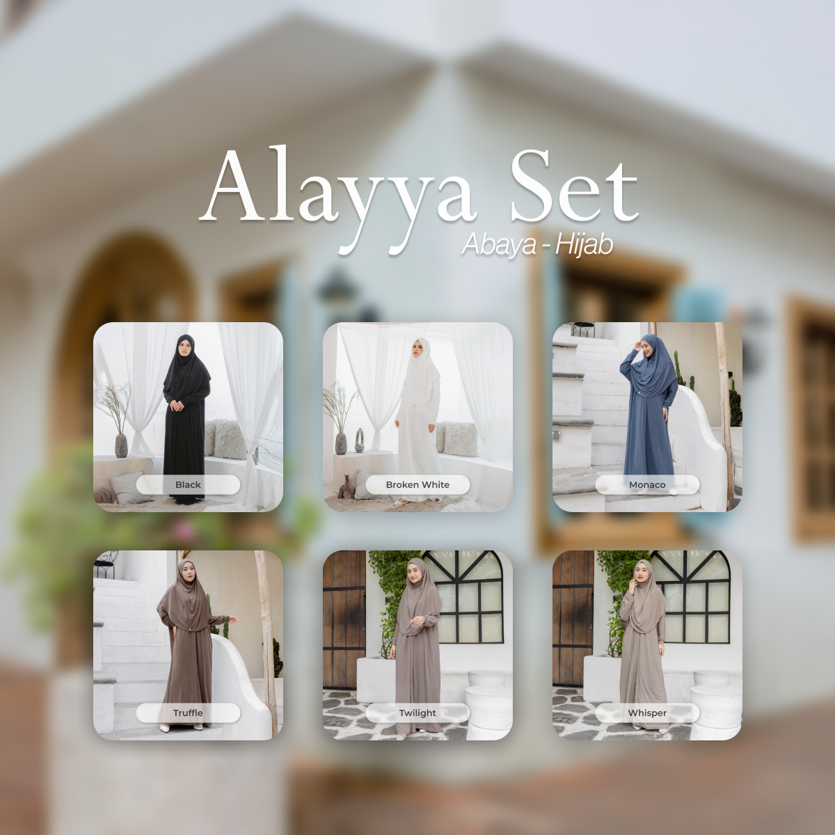 Deyn Scarf - Alayya Set - Twilight