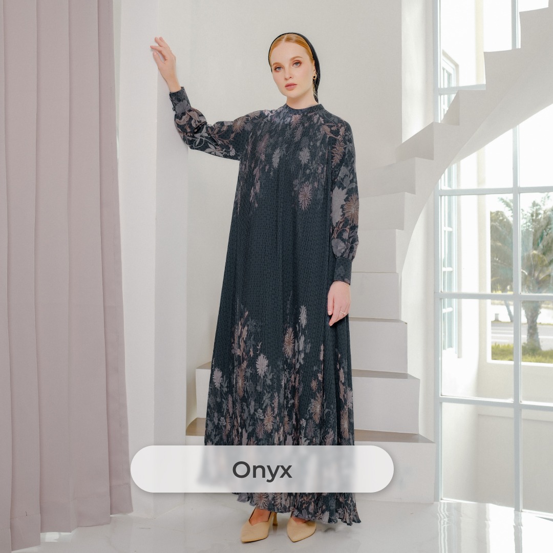 Deyn Scarf - Aliza Dress - Onyx