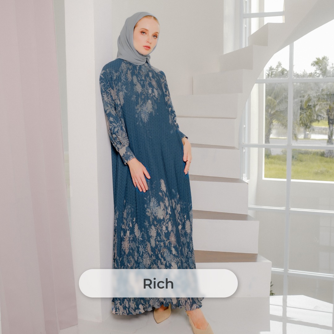 Deyn Scarf - Aliza Dress - Rich