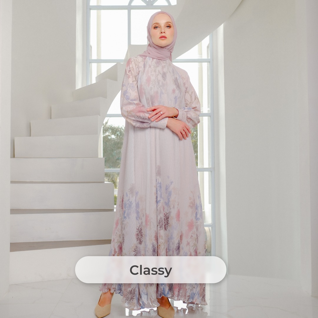Deyn Scarf - Aliza Dress - Classy