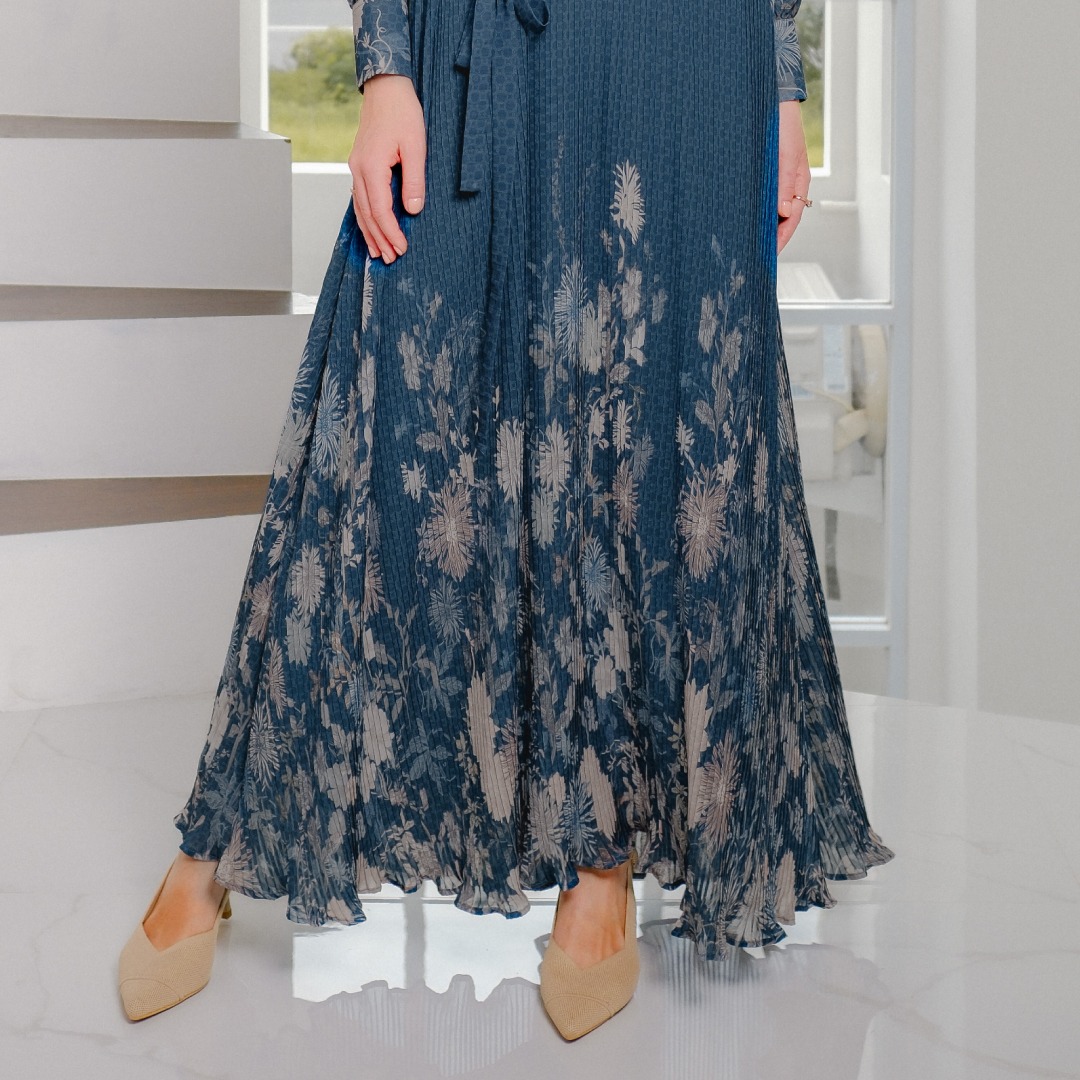 Deyn Scarf - Aliza Dress - Rich
