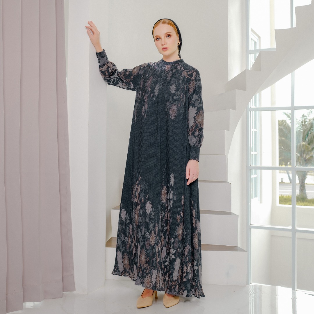 Deyn Scarf - Aliza Dress - Onyx
