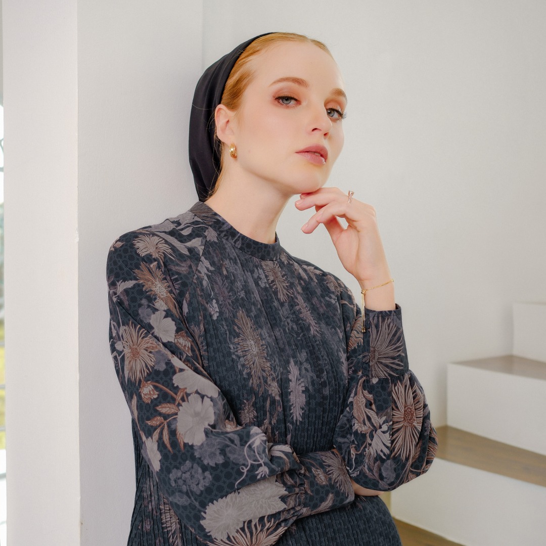 Deyn Scarf - Aliza Dress - Onyx