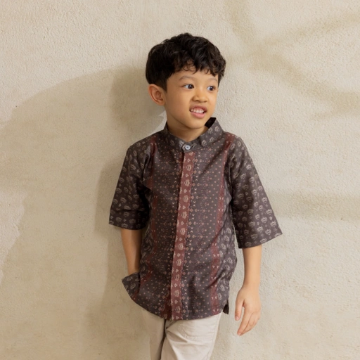 Image of Deyn Scarf - Arum Series - Baju Koko Anak Laki-Laki