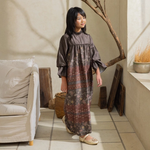 Image of Deyn Scarf - Arum Series - Dress Anak Perempuan