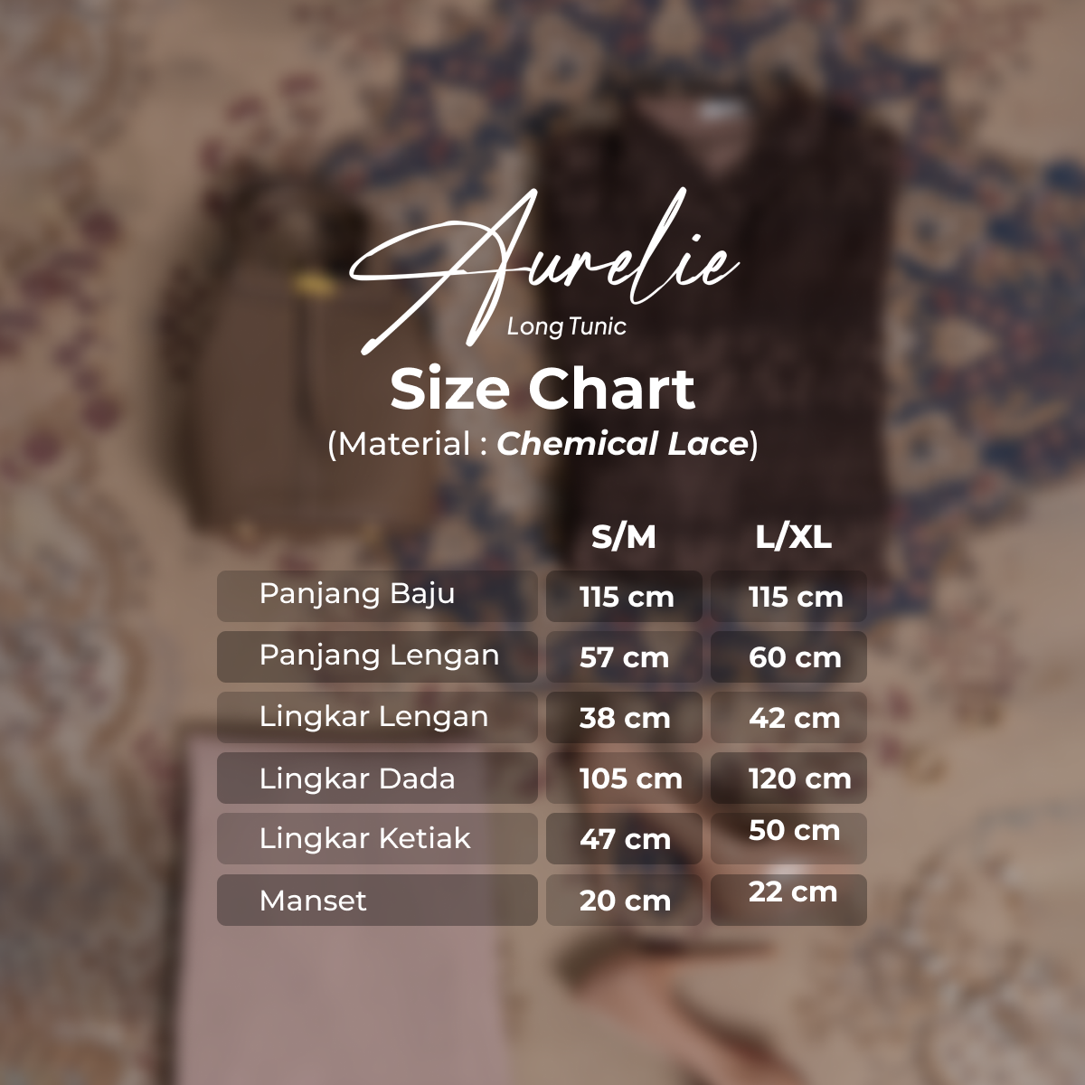 Deyn Scarf - Aurelie Long Tunic - Choco Noir
