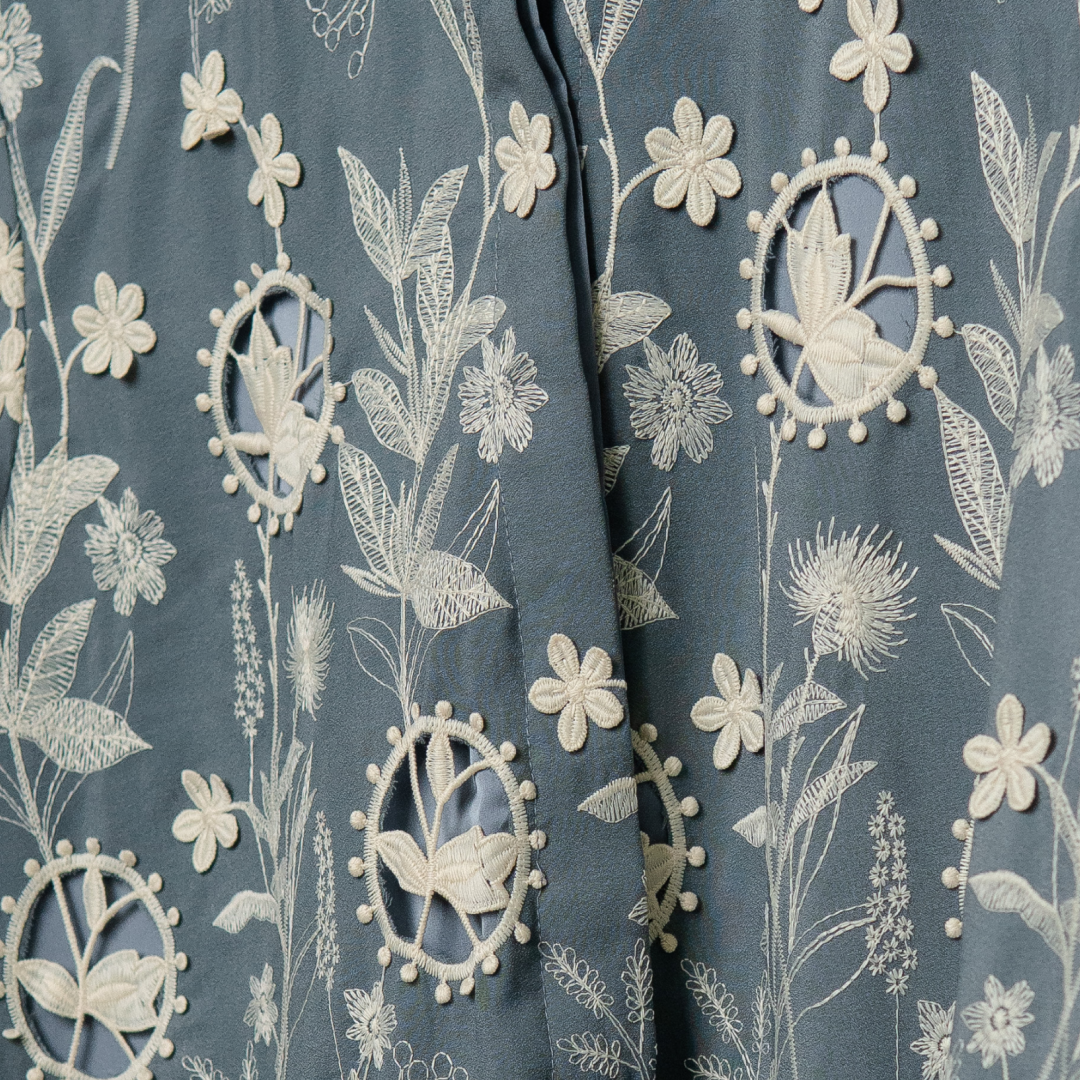 Deyn Scarf - Calla Blouse - Frost