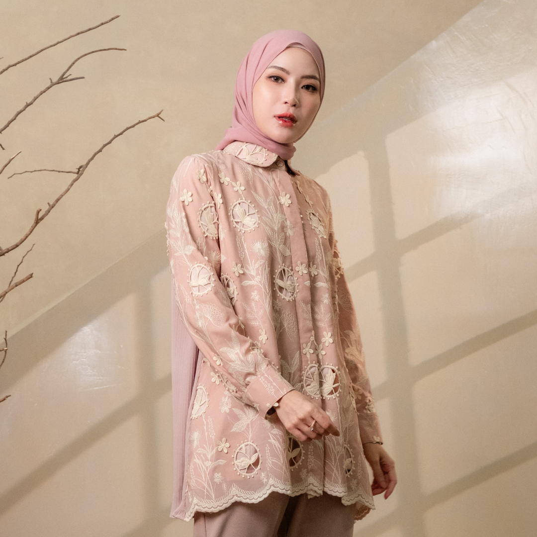 Deyn Scarf - Calla Blouse - Candy