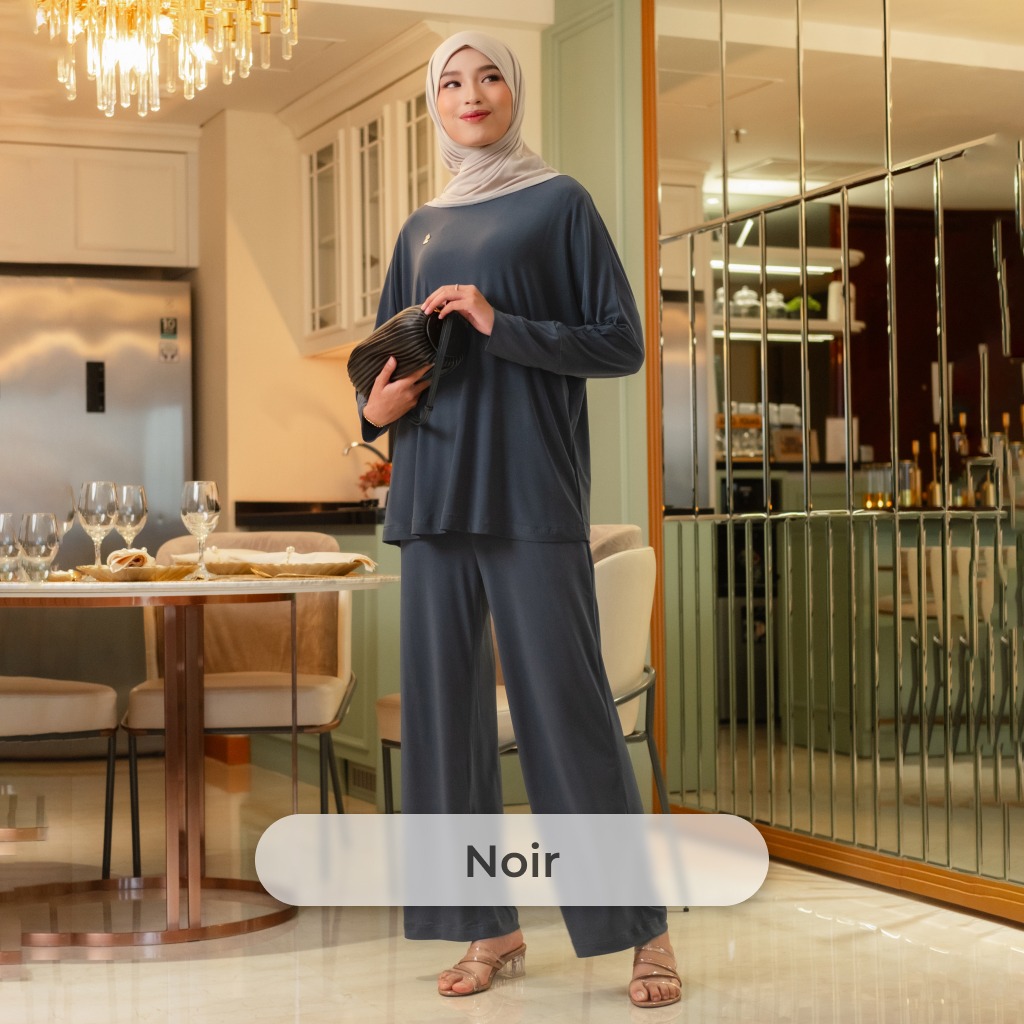 Deyn Scarf - Cloudy Set - Noir
