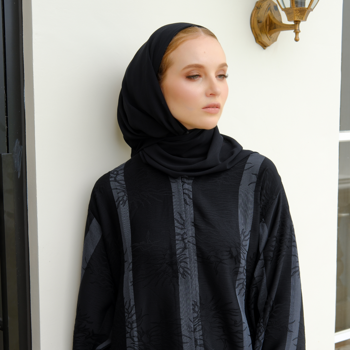Deyn Scarf - Haifa Abaya - Saphire